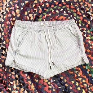 OBEY “Monte” pinstripe shorts